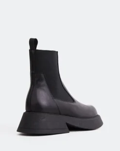 Chelsea|Ankle Boots-L'INTERVALLE Balvin Black Leather