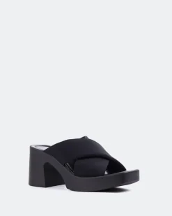 Platform-L'INTERVALLE Barletta Black Lycra