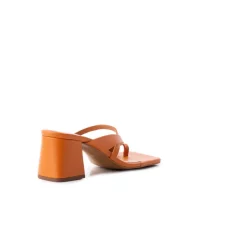 Mid Heels-L'INTERVALLE Barriada Orange Leather