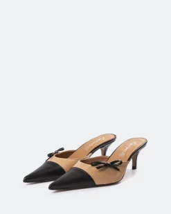 Mules-L'INTERVALLE Bartlett Camel Leather