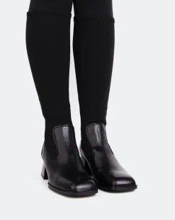Stretch|Chelsea-L'INTERVALLE Bayeux Black Knit Stretch