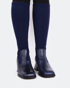 Stretch|Chelsea-L'INTERVALLE Bayeux Navy Knit Stretch