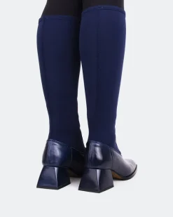 Stretch|Chelsea-L'INTERVALLE Bayeux Navy Knit Stretch