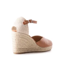 Espadrilles-L'INTERVALLE Beatrice Camel Leather