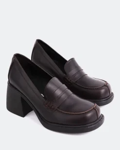 Loafers-L'INTERVALLE Beckam Brown Leather