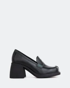 Loafers-L'INTERVALLE Beckam Green Leather