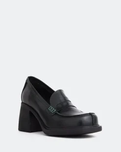 Loafers-L'INTERVALLE Beckam Green Leather