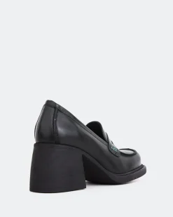 Loafers-L'INTERVALLE Beckam Green Leather