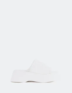 Platform-L'INTERVALLE Believe White Crochet
