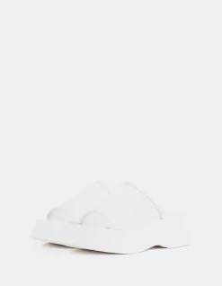 Platform-L'INTERVALLE Believe White Crochet