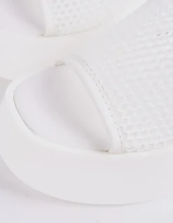 Platform-L'INTERVALLE Believe White Crochet