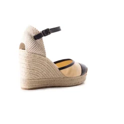 Espadrilles-L'INTERVALLE Bento Black Rafia