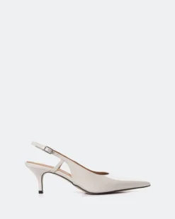 Slingbacks-L'INTERVALLE Berkely Off White Patent