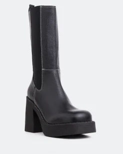 Platform|Chelsea-L'INTERVALLE Bexley Black Leather