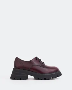 Lace-up-L'INTERVALLE Bieber Burgundy