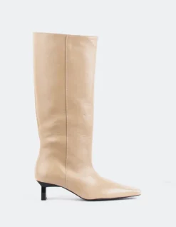Tall Boots-L'INTERVALLE Blanzy Camel Leather