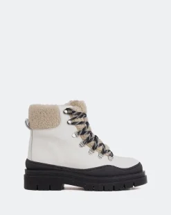 Lace-up|Ankle Boots-L'INTERVALLE Blues Beige Leather