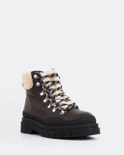 Lace-up|Ankle Boots-L'INTERVALLE Blues Brown Leather