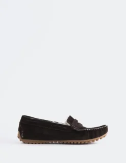 Loafers-L'INTERVALLE Bobble Brown Suede