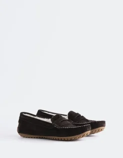 Loafers-L'INTERVALLE Bobble Brown Suede