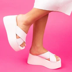 Wedges-L'INTERVALLE Boo Off White Leather