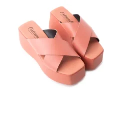 Wedges-L'INTERVALLE Boo Pink Leather