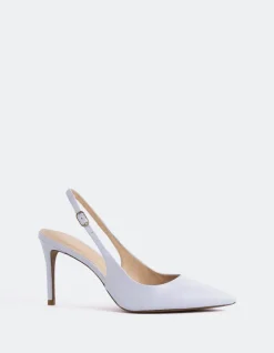 Slingbacks-L'INTERVALLE Borage Lt. Blue Leather