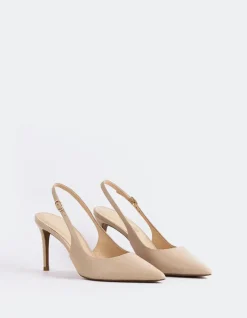 Slingbacks-L'INTERVALLE Borage Nude Leather