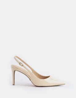 Slingbacks-L'INTERVALLE Borage Nude Patent