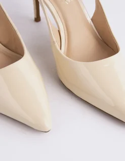 Slingbacks-L'INTERVALLE Borage Nude Patent