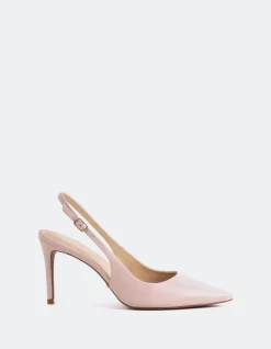 Slingbacks-L'INTERVALLE Borage Pink Leather