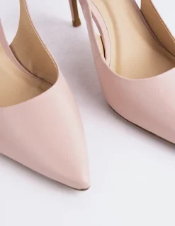 Slingbacks-L'INTERVALLE Borage Pink Leather