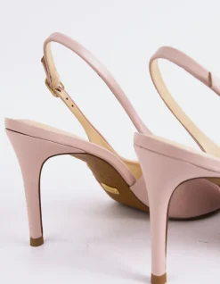Slingbacks-L'INTERVALLE Borage Pink Leather