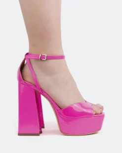 Platform-L'INTERVALLE Borago, Pink Naplack/Naplack Rose