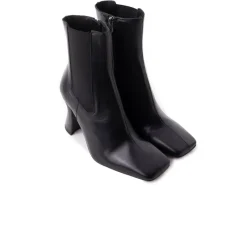 Chelsea|Ankle Boots-L'INTERVALLE Borden Black Leather