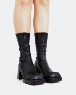 Stretch|Platform-L'INTERVALLE Bordon Black Stretch