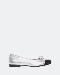 Ballerinas-L'INTERVALLE Bory Silver Leather