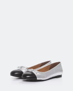 Ballerinas-L'INTERVALLE Bory Silver Leather