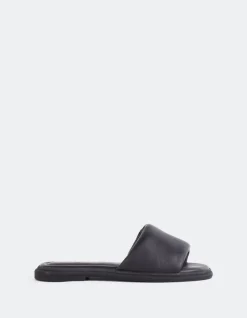 Flats-L'INTERVALLE Bosnia Black Leather