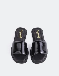 Flats-L'INTERVALLE Bosnia Black Patent