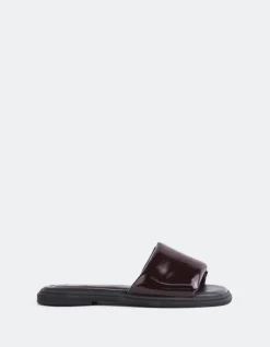 Flats-L'INTERVALLE Bosnia Burgundy Patent