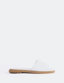 Flats-L'INTERVALLE Bosnia White Leather