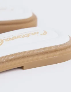 Flats-L'INTERVALLE Bosnia White Leather