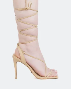 Strappy|High Heels-L'INTERVALLE Boudoir Tan Leather