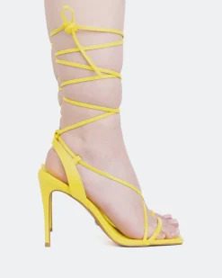 Strappy|High Heels-L'INTERVALLE Boudoir Yellow Leather