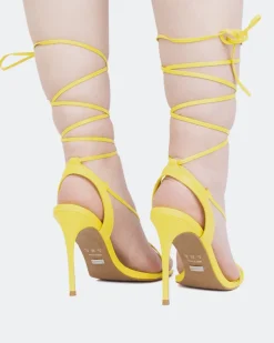 Strappy|High Heels-L'INTERVALLE Boudoir Yellow Leather