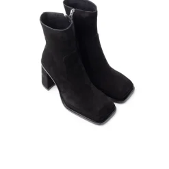 Ankle Boots-L'INTERVALLE Bowen Black Suede