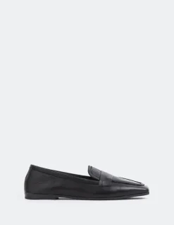 Loafers-L'INTERVALLE Brescia Black Leather