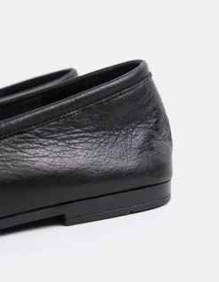 Loafers-L'INTERVALLE Brescia Black Leather
