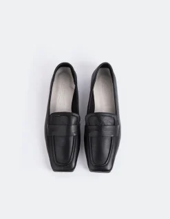 Loafers-L'INTERVALLE Brescia Black Leather